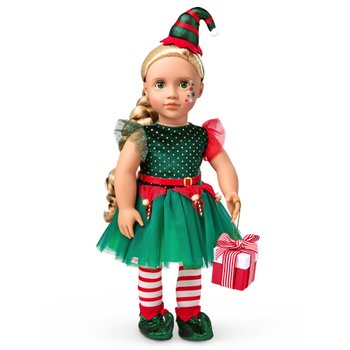 Our Generation Pop Avery in Kerstelf Outfit 46 cm