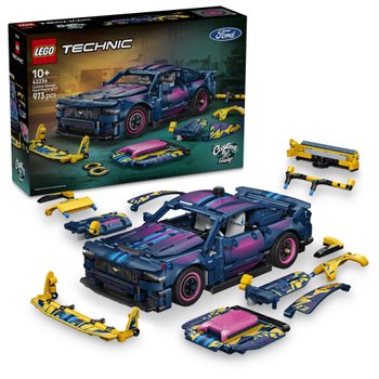 LEGO Technic 42236 Custom Garage Ford Mustang GT Car Set
