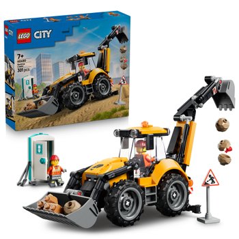 LEGO City 60480 Backhoe Loader Set