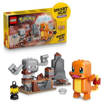 LEGO Pokémon 72157 SMART Play: Charmander and Geodude's Cavern Clash Set