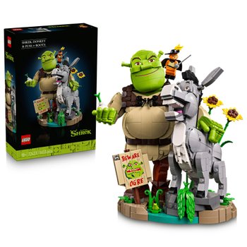 LEGO Dreamworks Shrek 72423 Shrek, Donkey & Puss in Boots Set for Adults