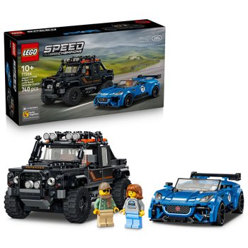 LEGO Speed Champions 77264 Jaguar F-TYPE Project 7 & Land Rover Defender Set