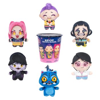 Netflix KPop Demon Hunters Plush Mini Rameyon Cup Blind Box Assortment 10cm