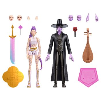 Kpop Demon Hunters - Coffret 2 Figurines Rumi et Jinu Affrontement Final 15 cm