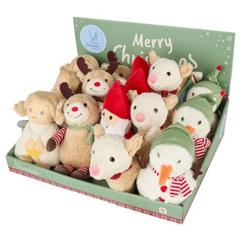 Sterntaler Weihnachts-Kuschelfigur mit Rassel sortiert
