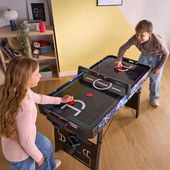 Table de Air Hockey Noire 120 cm