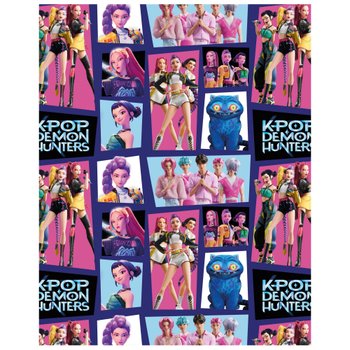 K-Pop Demon Hunters Wrapping Paper Roll 4m