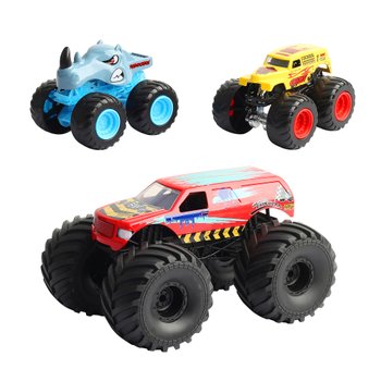 Super Wheelz Die-Cast Monster Trucks 3er Set