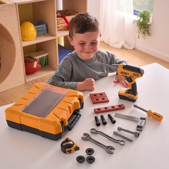 Werkzeugkoffer mit Bohrmaschine
