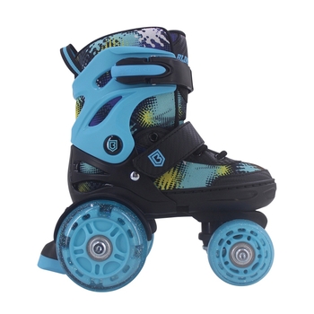 Blindside - Patins à Roulettes LED Taille 27-31 - Bleu