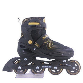 Blindside - Paire de Rollers Taille 38-41 - Noir et Doré