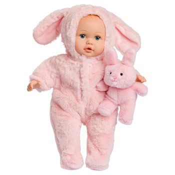 Ivy & Lily Puppe im Häschen-Kostüm mit Hasen-Kuscheltier 2er Set