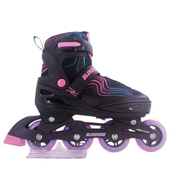 Blindside - Paire de Rollers Taille 38-41 - Noir et Rose