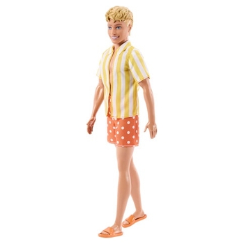 Barbie Fashionistas Doll 253 Yellow and White Stripe Ken