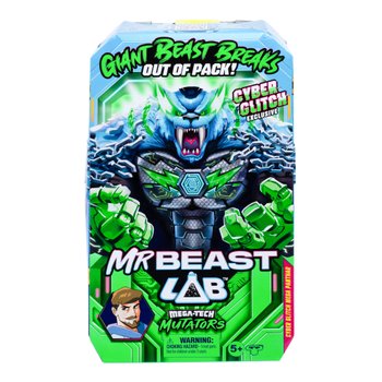 MrBeast Lab Mega-Tech Mutators Cyber Glitch Action Figure 23cm