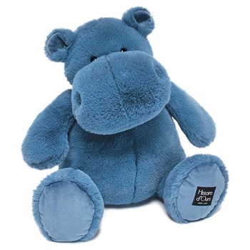 Doudou et Compagnie - Peluche Hippo Bleu 40 cm