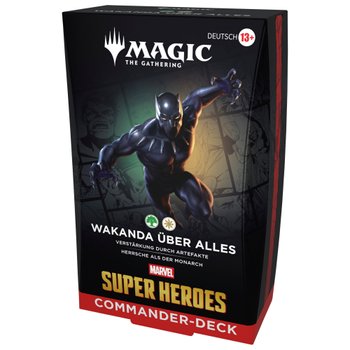 Magic The Gathering Karten Marvel Super Heroes Commander-Deck Wakanda über alles