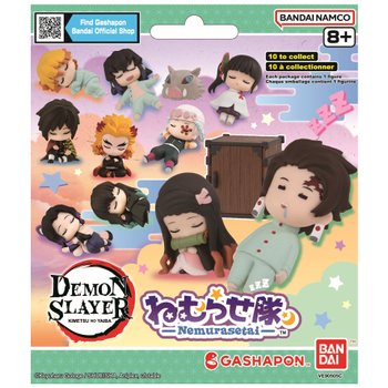 Demon Slayer Gashapon Nemurasetai Mini Figure Blind Box Assortment