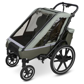 ABC Design Fahrradanhänger 3-in-1 Tour 2 Olive grün