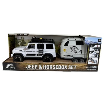Jeep avec Remorque pour Cheval