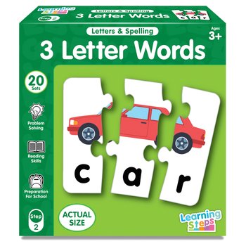 Learning Steps 3 Letter Words Puzzle