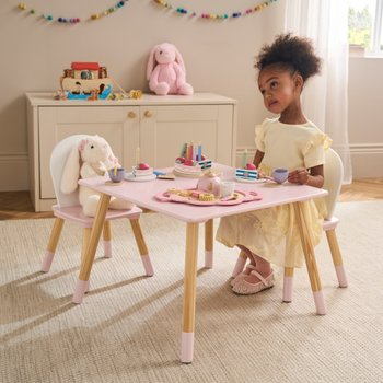 Ivy & Lily Kindertisch mit Stühlen aus Holz Set 3-tlg.