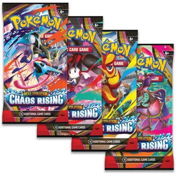 Pokémon Trading Card Game (TCG): Mega Evolution Chaos Rising Booster Pack Assortment
