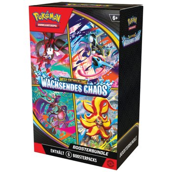 Pokémon-Karten Boosterbundle Mega-Entwicklung Wachsendes Chaos sortiert