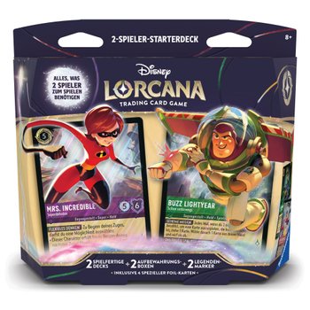 Disney Lorcana Karten Unbekannte Wildnis Zwei-Spieler-Starterdeck