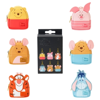 Funko - Loungefly Porte-Clés Disney Winnie l'Ourson Mystery Minis - Modèle Surprise