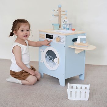 Kitchen Corner Wooden Washing Machine Set