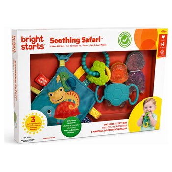 Bright Starts Soothing Safari Geschenkset 3-teilig