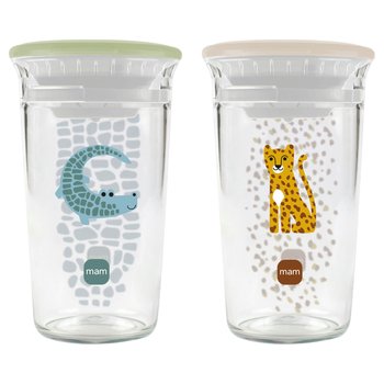 MAM Easy to Drink Cup grün/beige 2er Set
