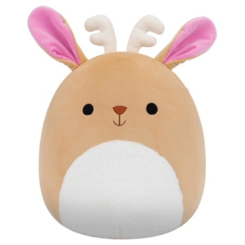 Squishmallows Kuscheltier Andrew der pfirsichfarbene Jackalope 30 cm