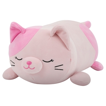 Original Squishmallows Sleep-A-Mallows Plush Roseanne the Pink Cat 30cm