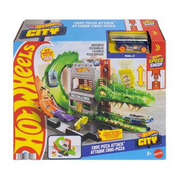 Hot Wheels City Croc Pizza Attack Playset