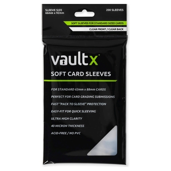 Vault X Soft Card Sleeves 200 Pack