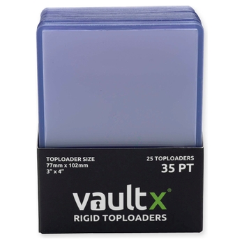 Vault X Seamless Rigid Toploaders 25 Pack