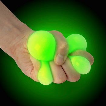 Scrunchems Stressbal Glow in the Dark assorti