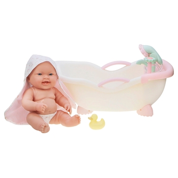Lots to Love Babies Baby Doll with Bath Tub 36cm