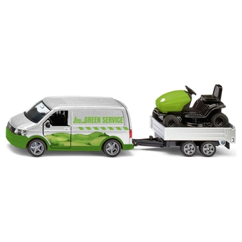 SIKU Super 2005 VW T6 mit Rasentraktor