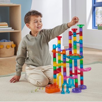 Marble Run Kugelbahn Set mit 92 Teilen