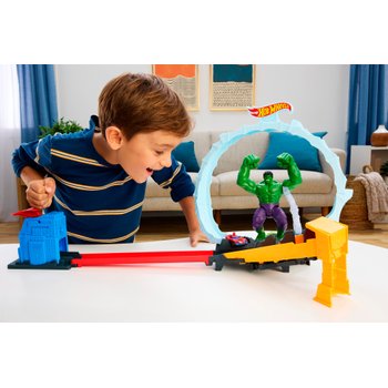 Hot Wheels Superstar Speeders Spiderman vs. The Hulk