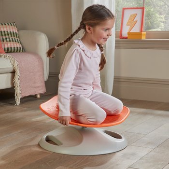 Play Factory Sensory Spinning Chair Orange