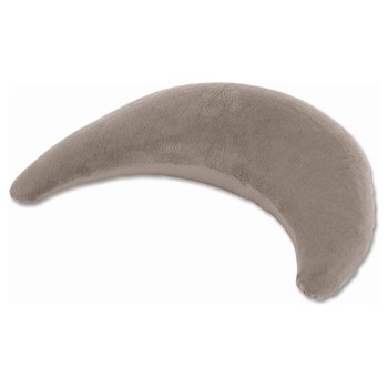 Theraline 2-in-1 Stillkissen Plüschmond 74 cm taupe