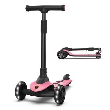 Lamborghini Klapproller pink mit LED-Rädern