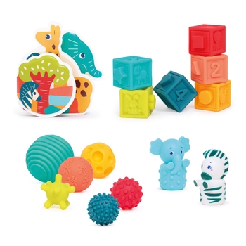Ludi - Coffret d'Éveil Cubes Balles Jungle