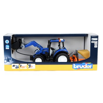 Bruder New Holland T5.120 Tractor with Front Loader