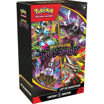 Pokémon - Méga-Evolution Nuit Noire ME05 Bundle 6 Boosters
