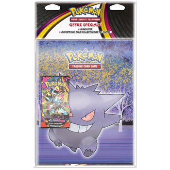 Pokémon - Portfolio 180 Cartes et Booster ME05 Méga-Évolution Nuit Noire